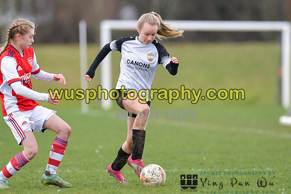 20220305-135944 London Bees Academy U14 v Arsenal FC Girls U13