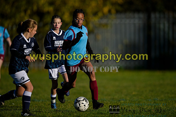 20231125-102940 Millwall Lionesses U12 v West Ham United Performance Girls U12