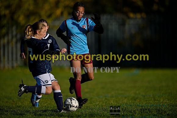 20231125-102940A Millwall Lionesses U12 v West Ham United Performance Girls U12