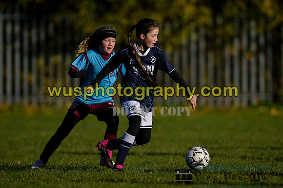 20231125-103104C Millwall Lionesses U12 v West Ham United Performance Girls U12