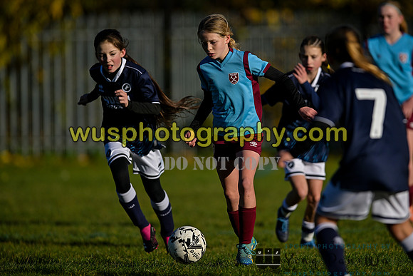 20231125-104141 Millwall Lionesses U12 v West Ham United Performance Girls U12