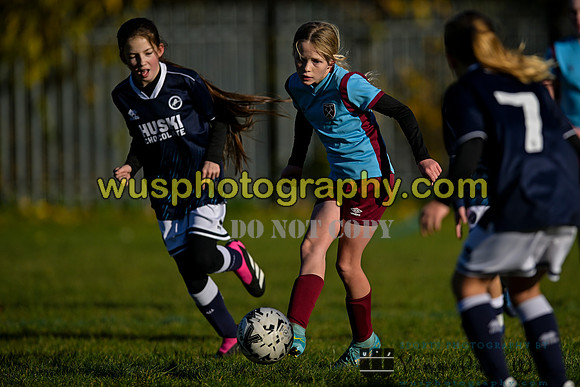 20231125-104141A Millwall Lionesses U12 v West Ham United Performance Girls U12