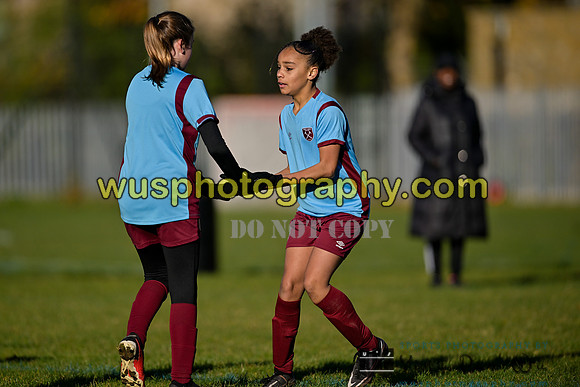 20231125-105505A Millwall Lionesses U12 v West Ham United Performance Girls U12