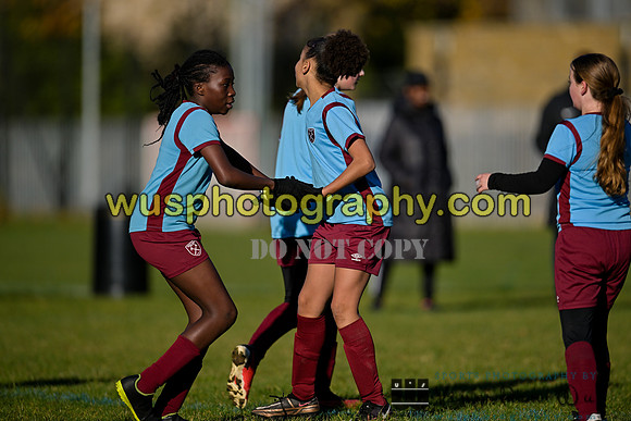 20231125-105506A Millwall Lionesses U12 v West Ham United Performance Girls U12