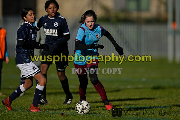 20231125-105636A Millwall Lionesses U12 v West Ham United Performance Girls U12
