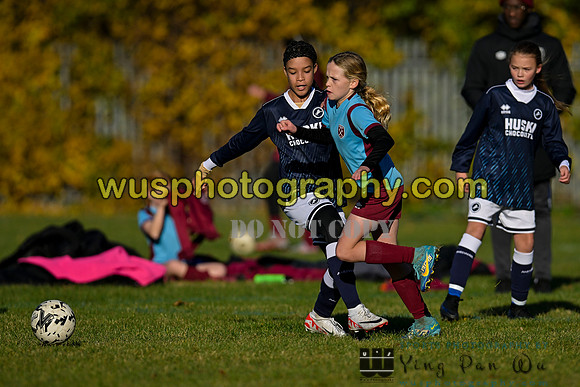 20231125-105914 Millwall Lionesses U12 v West Ham United Performance Girls U12