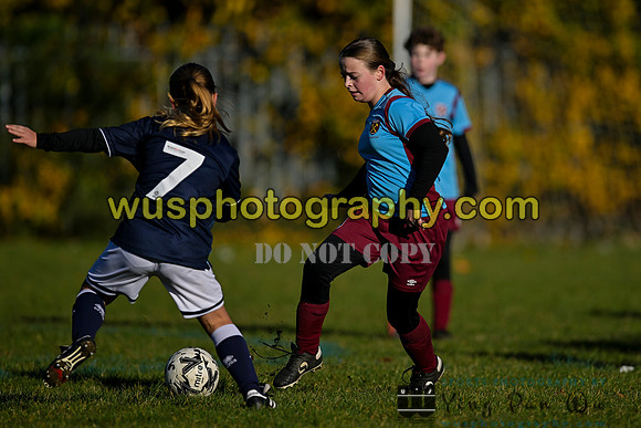 20231125-105932D Millwall Lionesses U12 v West Ham United Performance Girls U12