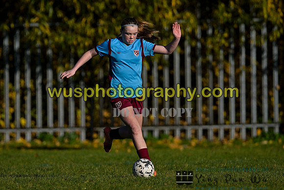 20231125-110439A Millwall Lionesses U12 v West Ham United Performance Girls U12