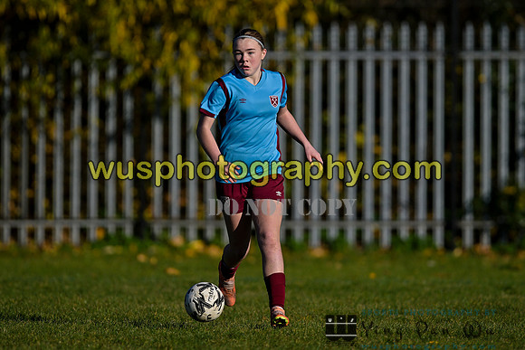 20231125-110441B Millwall Lionesses U12 v West Ham United Performance Girls U12