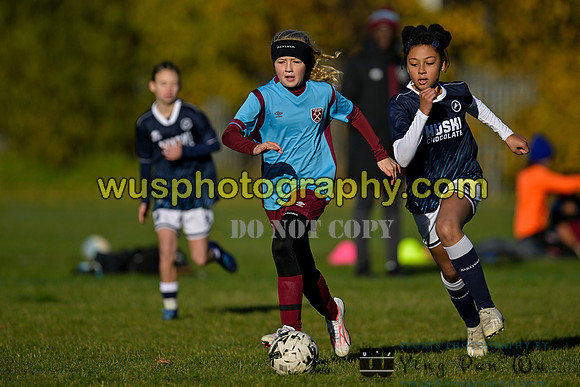20231125-111525A Millwall Lionesses U12 v West Ham United Performance Girls U12