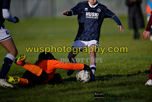 20231125-111910D Millwall Lionesses U12 v West Ham United Performance Girls U12