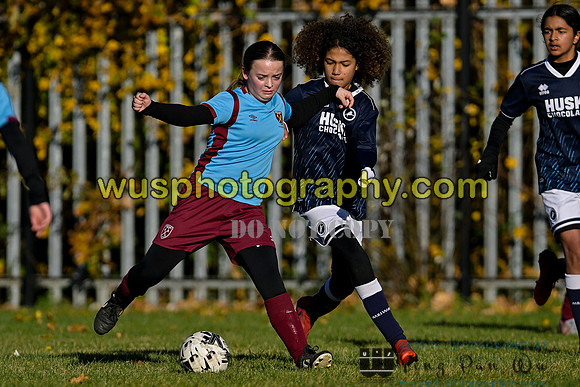 20231125-112038 Millwall Lionesses U12 v West Ham United Performance Girls U12