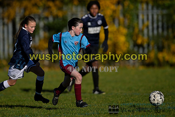 20231125-112359 Millwall Lionesses U12 v West Ham United Performance Girls U12