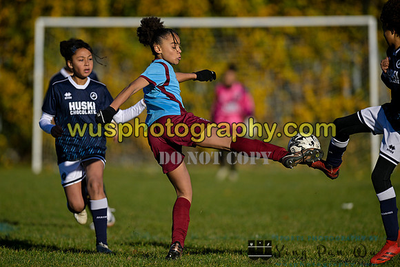 20231125-113436B Millwall Lionesses U12 v West Ham United Performance Girls U12