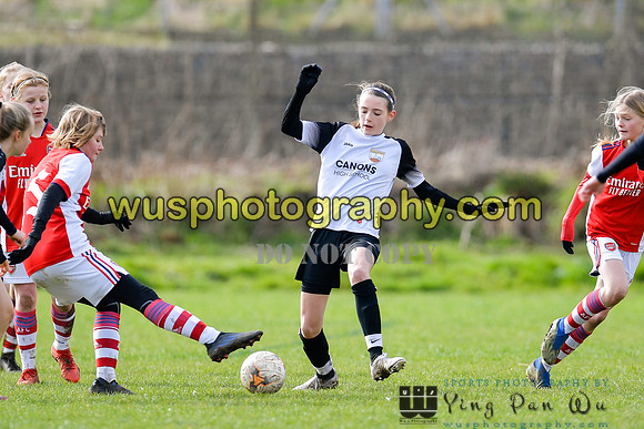 20220305-133211 London Bees Academy U14 v Arsenal FC Girls U13