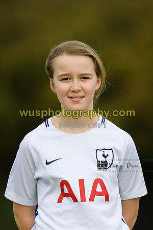 20171028-115954-2 Tottenham Hotspur Girls U12 Player Photo