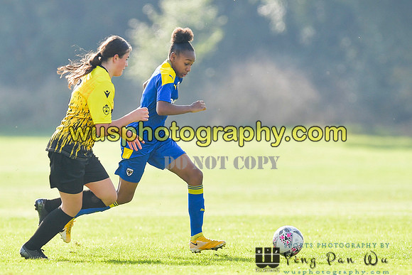 20211009-141356 MFA Girls U13 v AFC Wimbledon Girls U14