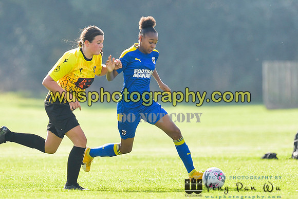 20211009-141357 MFA Girls U13 v AFC Wimbledon Girls U14