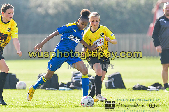 20211009-141357C MFA Girls U13 v AFC Wimbledon Girls U14