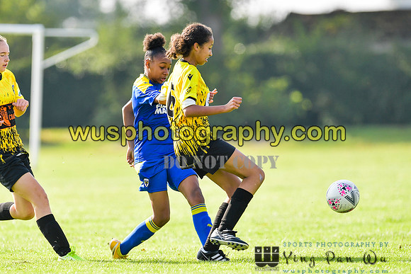 20211009-141402 MFA Girls U13 v AFC Wimbledon Girls U14