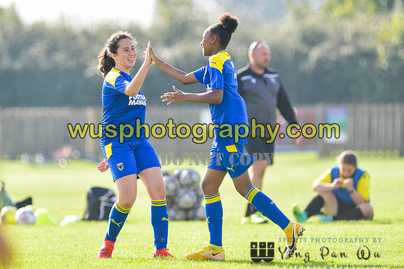 20211009-141410 MFA Girls U13 v AFC Wimbledon Girls U14