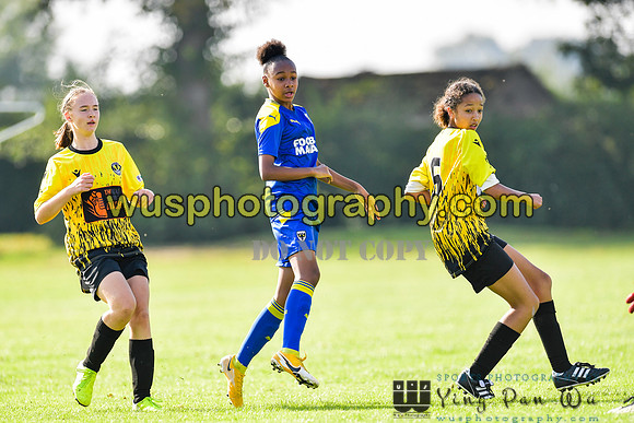 20211009-141402A MFA Girls U13 v AFC Wimbledon Girls U14