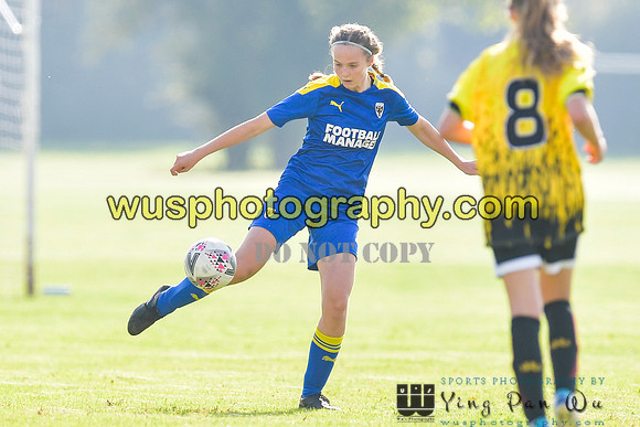 20211009-141535 MFA Girls U13 v AFC Wimbledon Girls U14