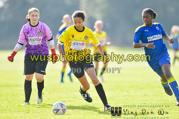20211009-141709 MFA Girls U13 v AFC Wimbledon Girls U14