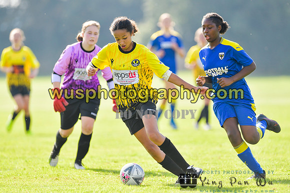 20211009-141709B MFA Girls U13 v AFC Wimbledon Girls U14