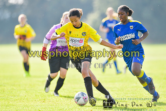 20211009-141710 MFA Girls U13 v AFC Wimbledon Girls U14