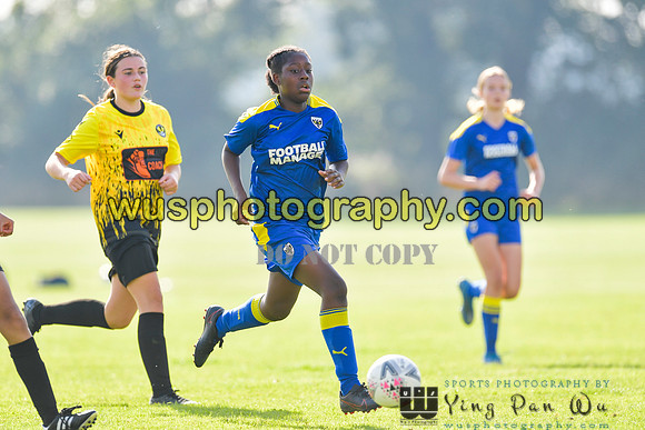 20211009-141833 MFA Girls U13 v AFC Wimbledon Girls U14