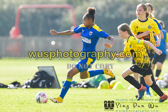 20211009-141955 MFA Girls U13 v AFC Wimbledon Girls U14