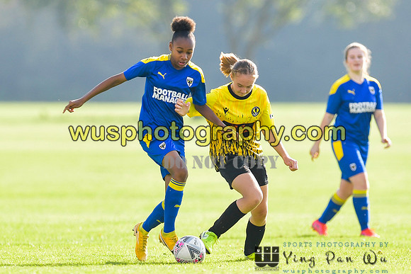 20211009-142619 MFA Girls U13 v AFC Wimbledon Girls U14