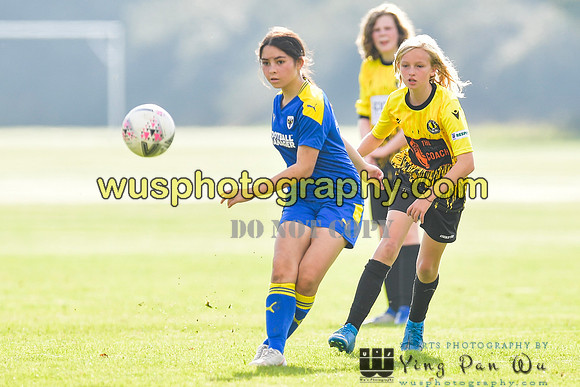 20211009-143214A MFA Girls U13 v AFC Wimbledon Girls U14