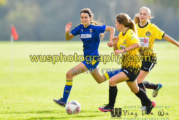 20211009-143304 MFA Girls U13 v AFC Wimbledon Girls U14