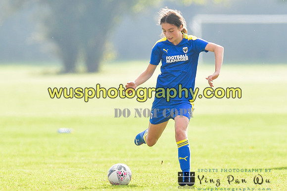 20211009-143907D MFA Girls U13 v AFC Wimbledon Girls U14