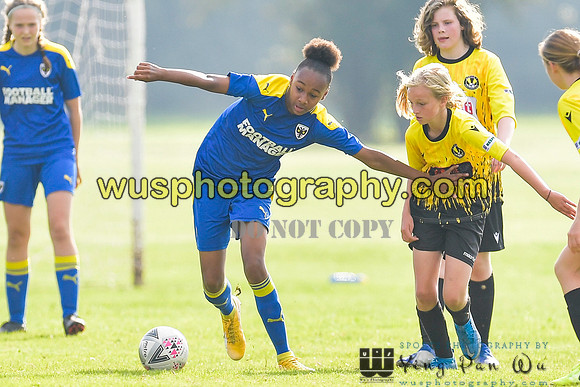 20211009-144001 MFA Girls U13 v AFC Wimbledon Girls U14