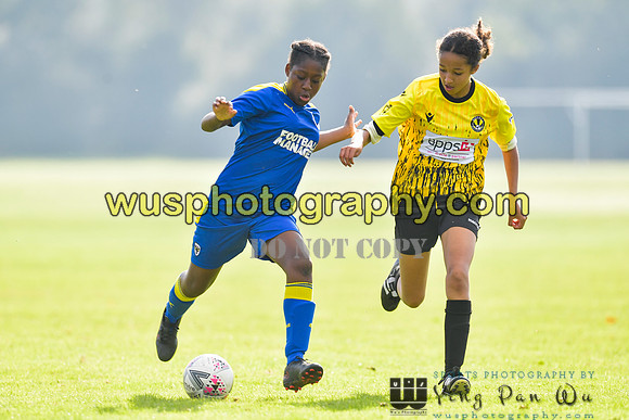 20211009-143919 MFA Girls U13 v AFC Wimbledon Girls U14