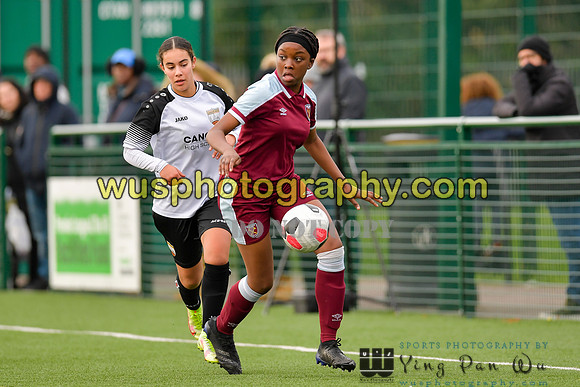 20211211-113428C West Ham United Academy Girls U16 v London Bees Academy U16