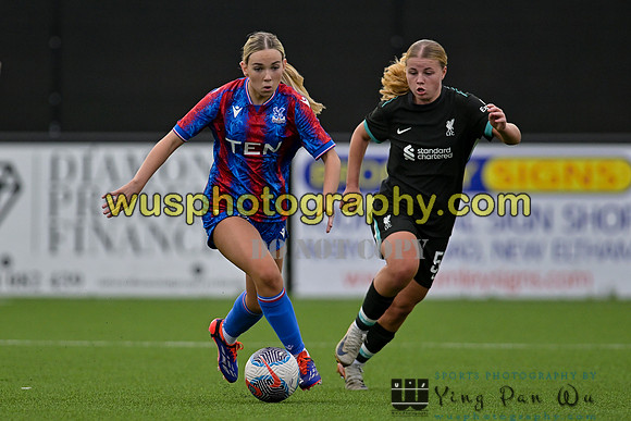 20241113-134421B Crystal Palace FC Women PGA U21 v Liverpool FC Women PGA U21