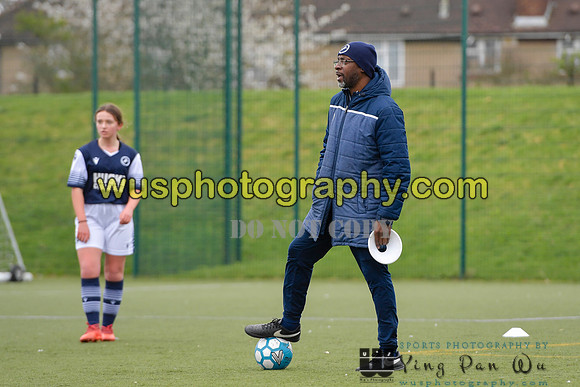 20210403-142928 London Bees Academy U14 v Millwall Lionesses Girls U14
