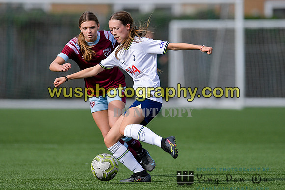 20220924-103347B West Ham United Academy Girls U15 v Tottenham Hotspur Women FC Academy U15