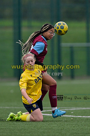 20241109-110903 West Ham United Performance Claret Girls U14 v Oxford United Girls U14