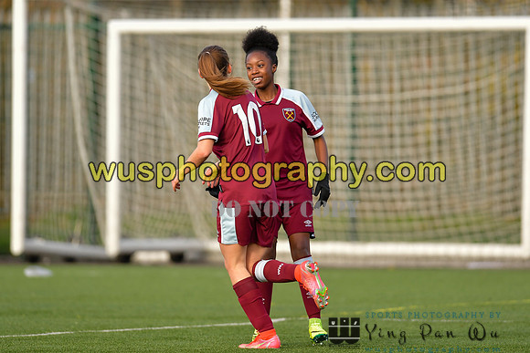 20211211-104408 West Ham United Academy Girls U16 v London Bees Academy U16