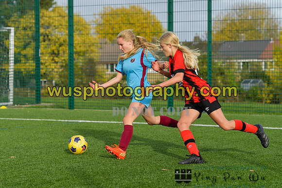 20221022-152520 West Ham United Performance Girls U15 v PLYR Baypoint CF Girls U15