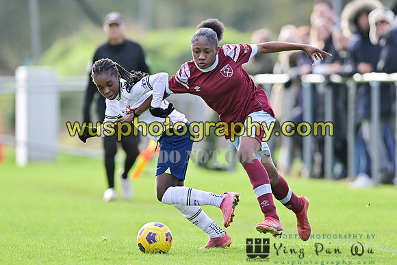 20221119-105848L Tottenham Hotspur Women FC Academy U15 v West Ham United Academy Girls U15