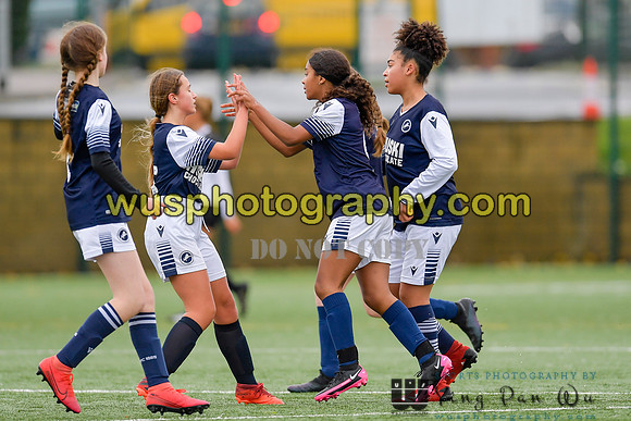 20201031-144932 London Bees Academy U14 v Millwall Lionesses Girls U14