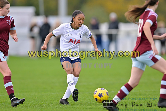 20221119-101028 Tottenham Hotspur Women FC Academy U15 v West Ham United Academy Girls U15