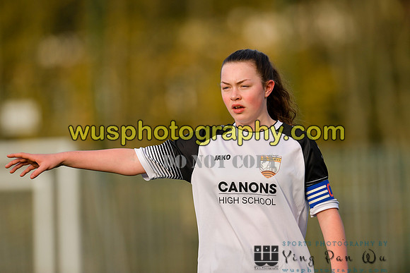 20211211-104520 West Ham United Academy Girls U16 v London Bees Academy U16