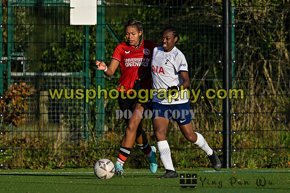 20231206-140439 Charlton Athletic Women PGA U21 v Tottenham Hotspur Women PGA U21